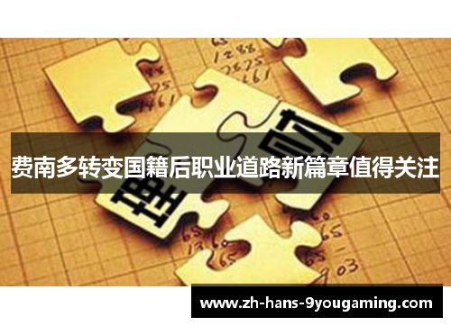 费南多转变国籍后职业道路新篇章值得关注